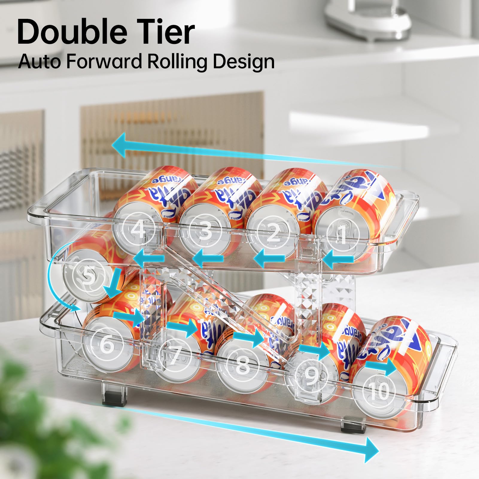 Soda Can Dispenser for Refrige - Food Storage Dispenser のレビューと価格