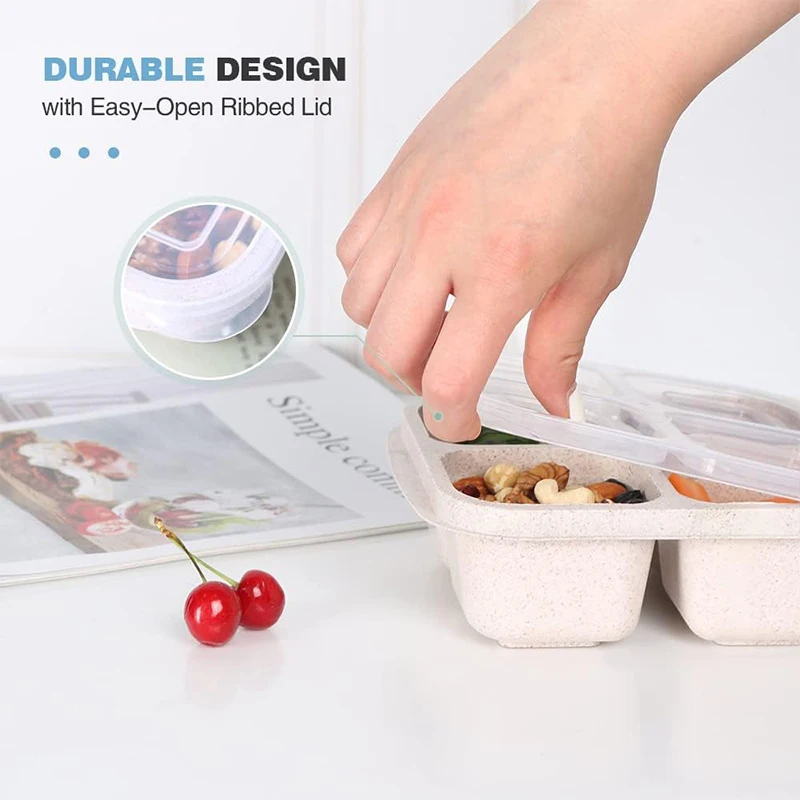 4 Grids Food Storage Box Porta - Food Storage Box Plastic のレビューと価格