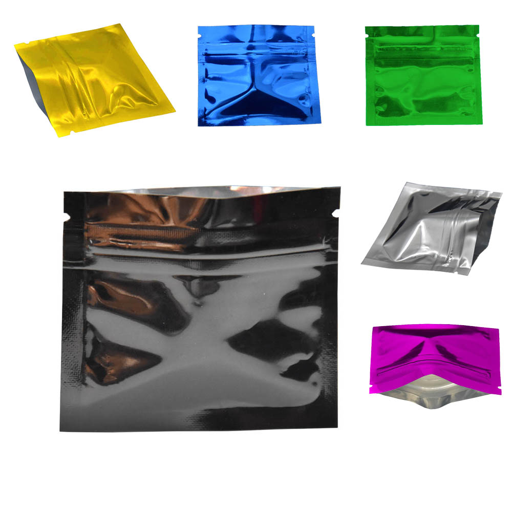 100Pcs Colorful Glossy Aluminu - Food Storage Bags Zip Lock Pouch のレビューと価格