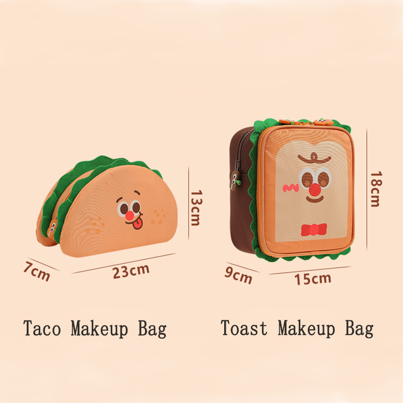 Taco and Toast-Shaped Makeup B - Food Storage Practices のレビューと価格