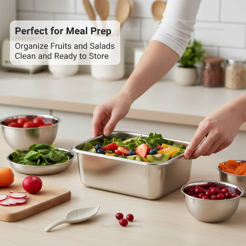 Plate Stainless Steel Food Con - Food Storage Boxes With Lids のレビューと価格