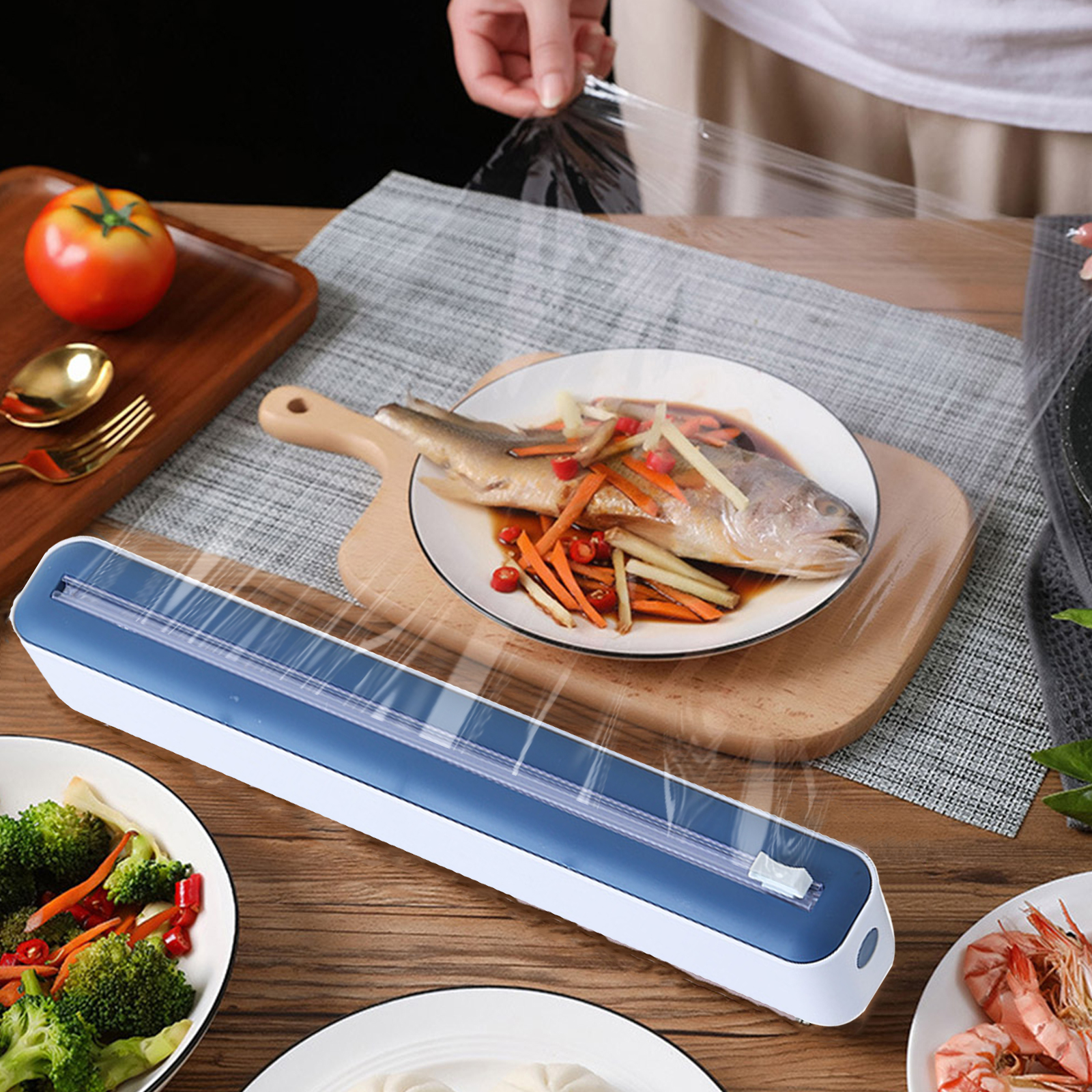 Waterproof Plastic Wrap Dispen - Food Storage Dispenser のレビューと価格