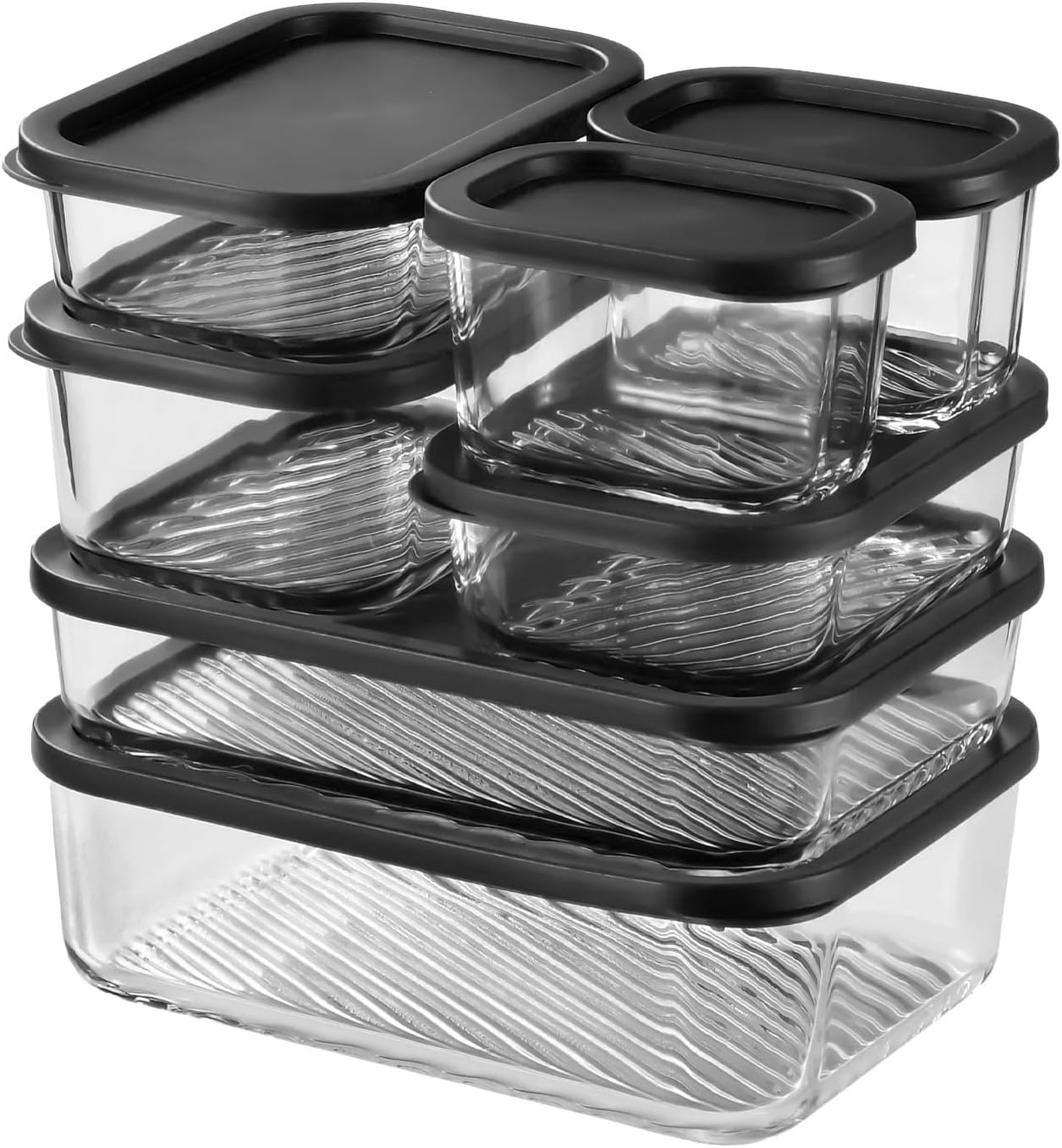 7 Pack Glass Meal Prep Contain - Glass Meal Prep Container のレビューと価格