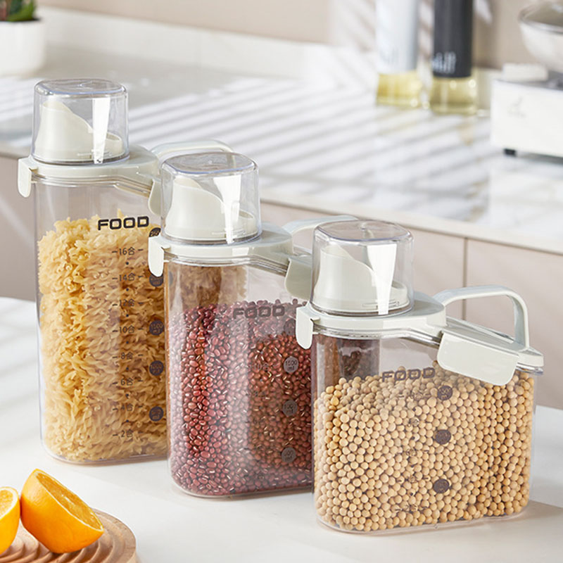Airtight Cereal Storage Contai - Food Storage Dispenser のレビューと価格