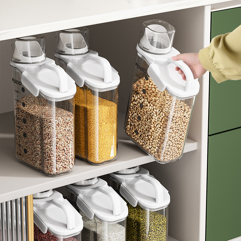 Airtight Cereal Storage Contai - Food Storage Dispenser のレビューと価格