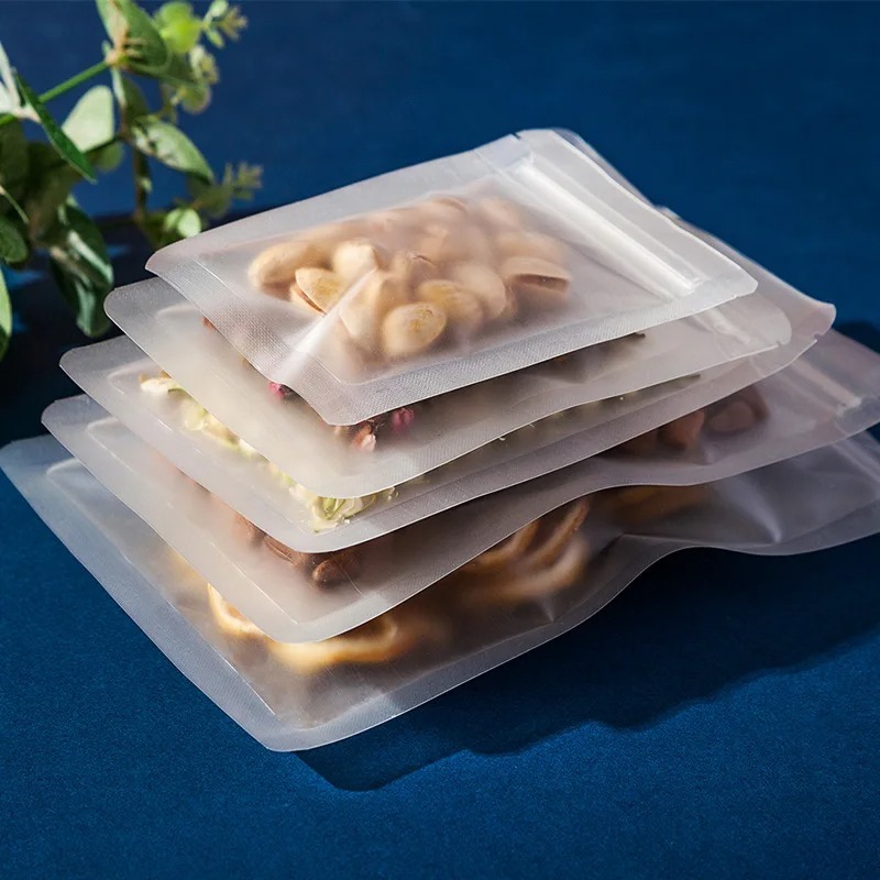 Frosted Clear Ziplock Bag Food - Food Storage Bags Zip Lock Pouch のレビューと価格