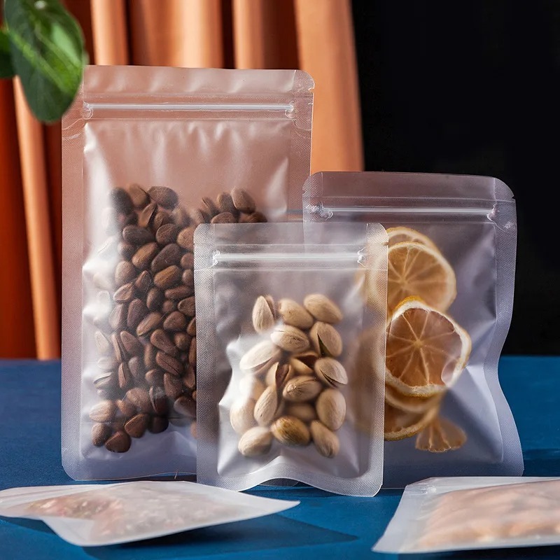 Frosted Clear Ziplock Bag Food - Food Storage Bags Zip Lock Pouch のレビューと価格