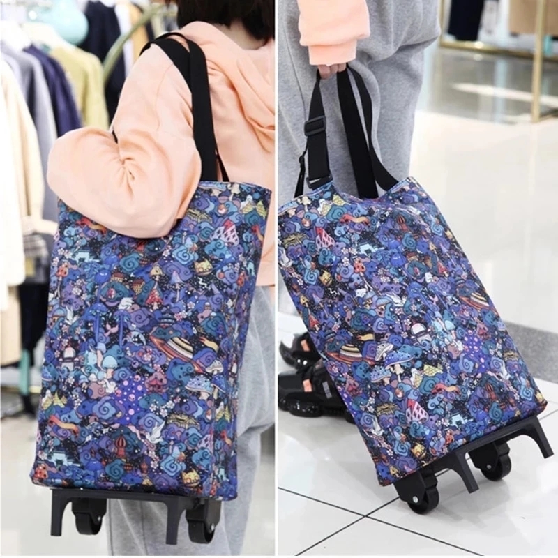 Folding Storage Bag High Capac - Food Storage On Wheels のレビューと価格