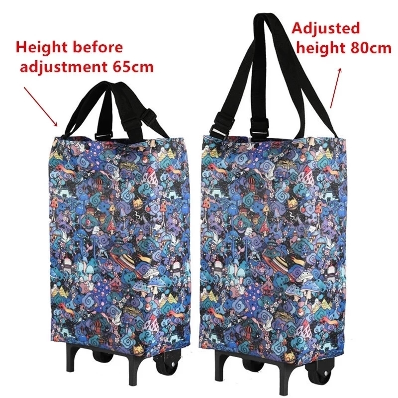 Folding Storage Bag High Capac - Food Storage On Wheels のレビューと価格