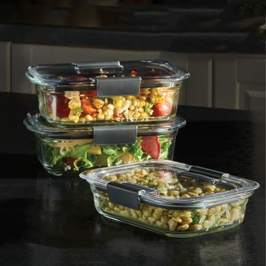 Brilliance Glass Food Storage  - Glass Meal Prep Container のレビューと価格