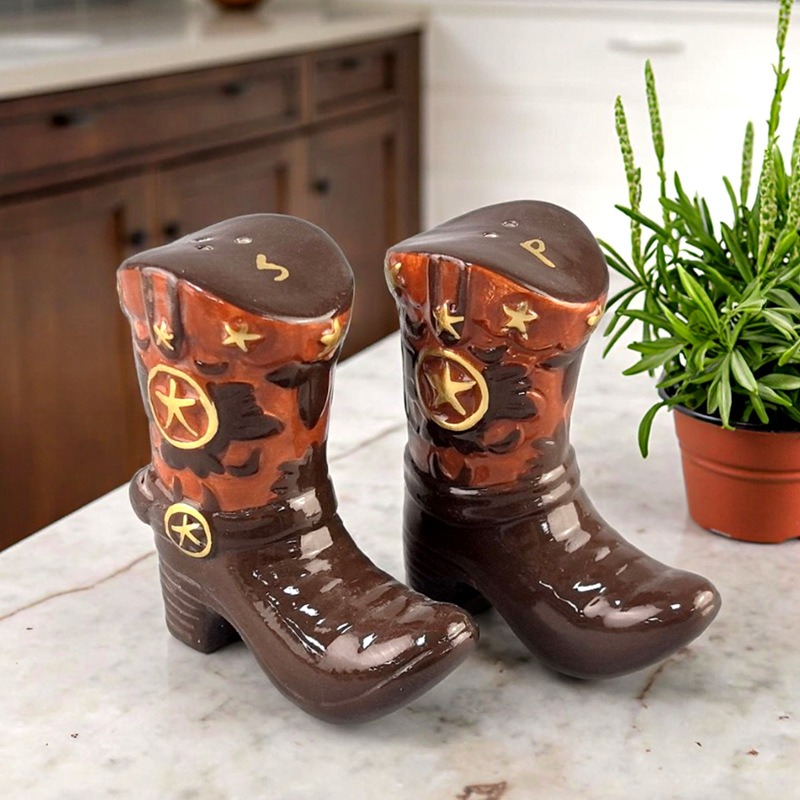 Vintage Boots Ceramic Spice Ja - Food Storage Jar Set のレビューと価格