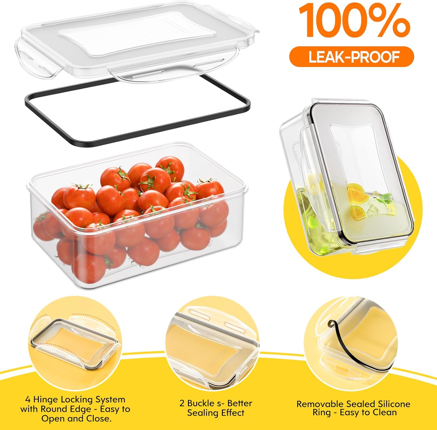 52 PCS Food Storage Containers - Food Storage Meals のレビューと価格