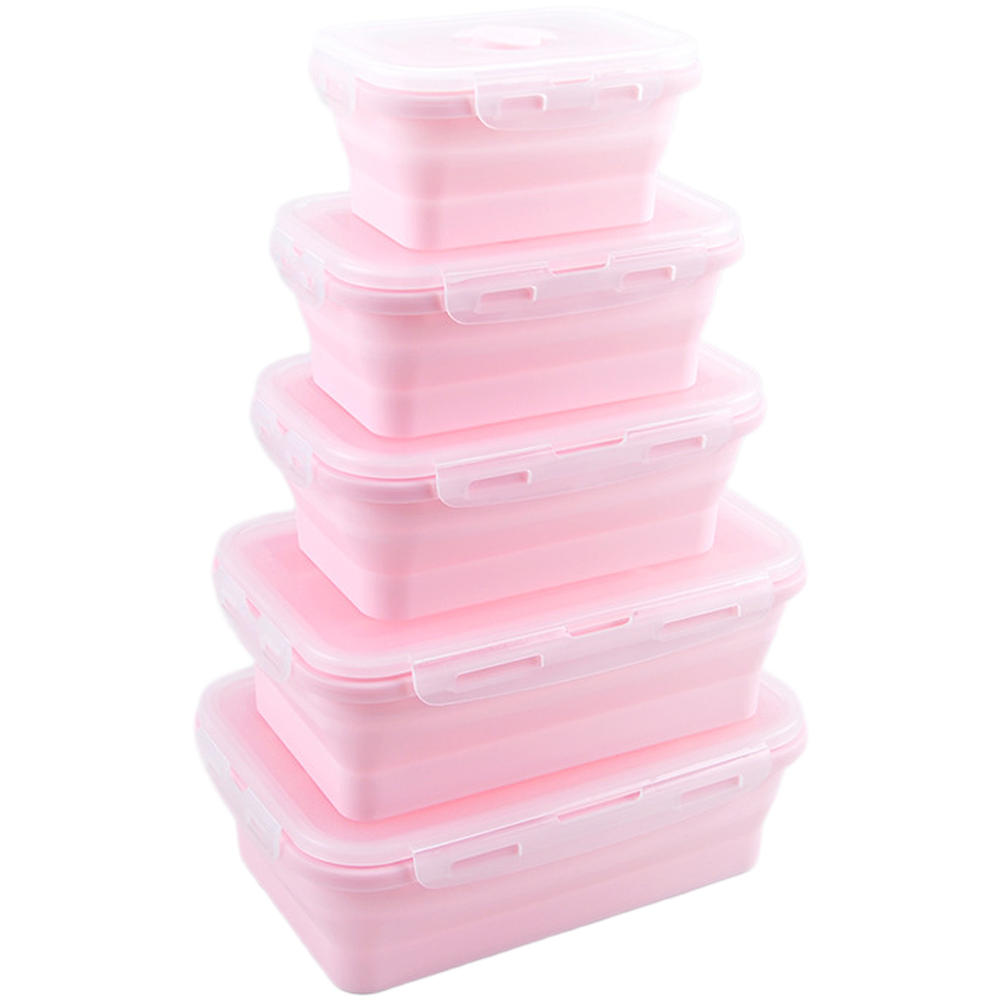 Foldable Silicone Lunch Box Se - Food Storage Lunch Box のレビューと価格