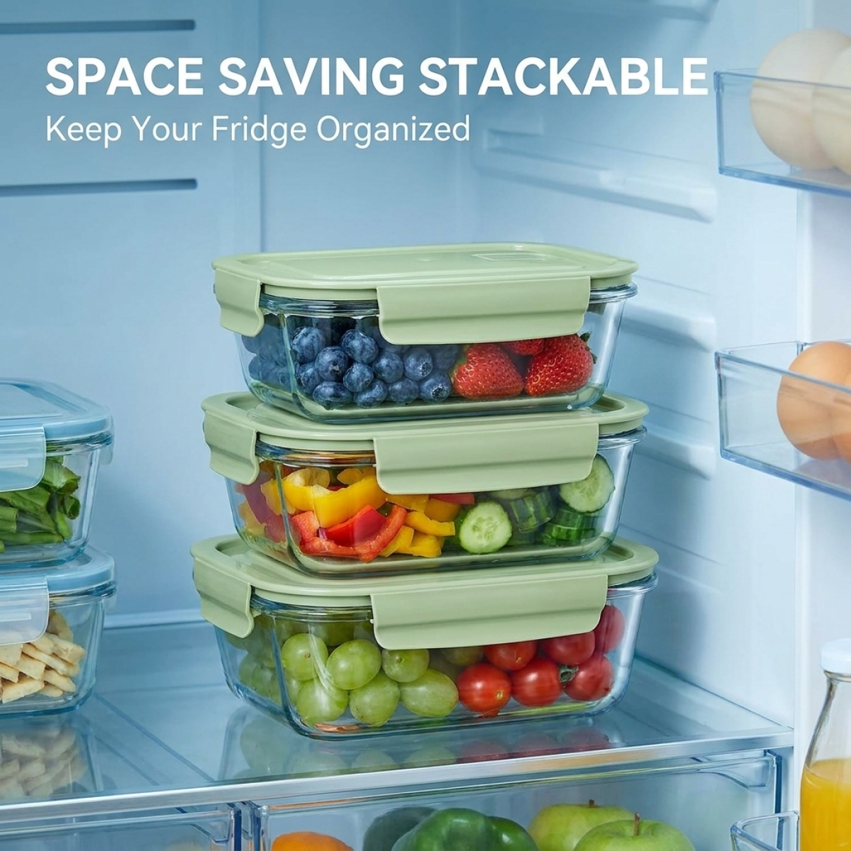 High Borosilicate Glass Lunch  - Glass Meal Prep Container のレビューと価格