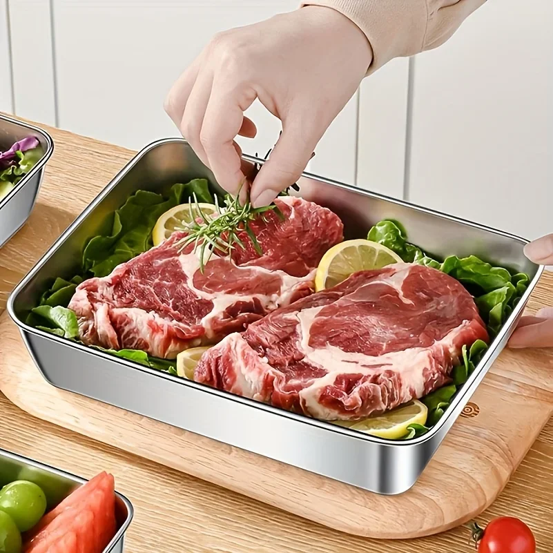 3pc Stainless Steel Food Stora - Food Storage Home のレビューと価格