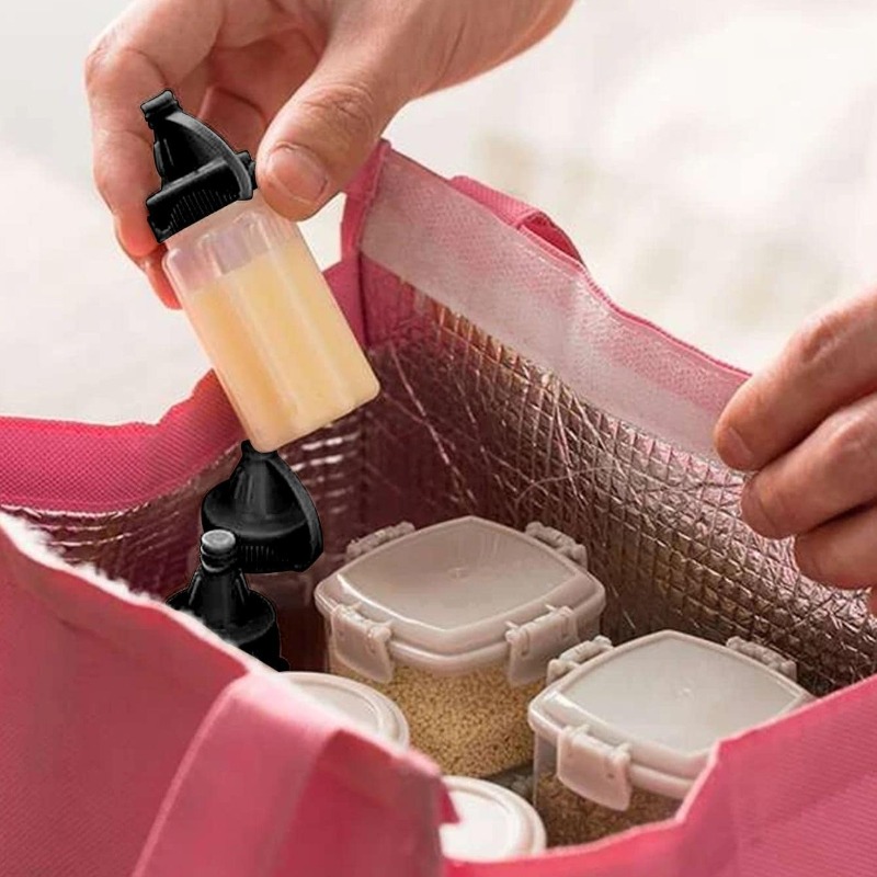 Squeeze Salad Sauce Bottle Set - Food Storage Dispenser のレビューと価格