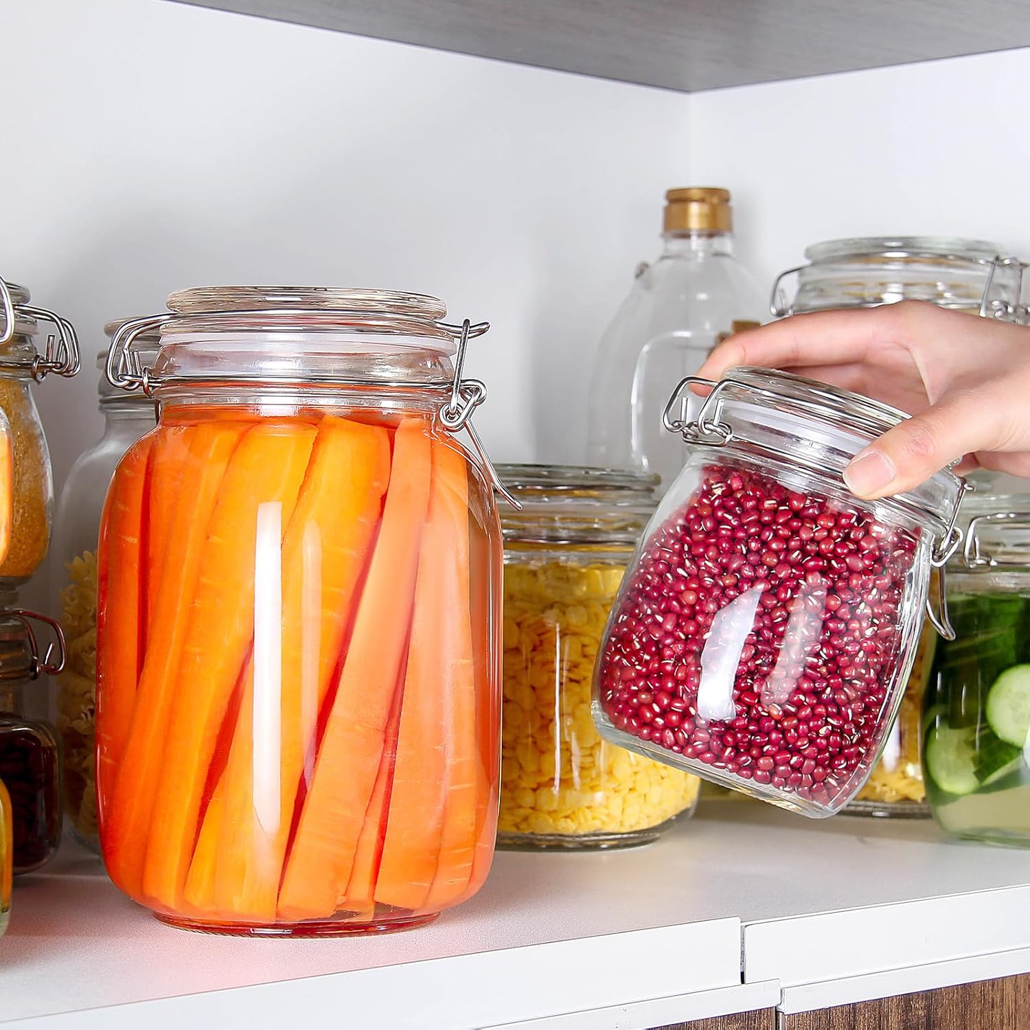 24oz Food Storage Canister Gla - Food Storage Silicone のレビューと価格