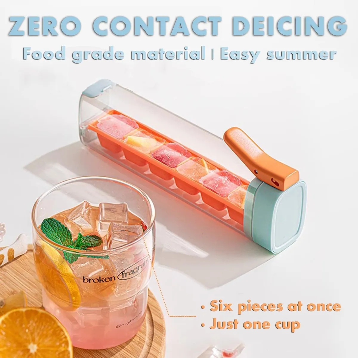 Ice Cube Tray with Lid Easy Re - Food Storage Silicone のレビューと価格