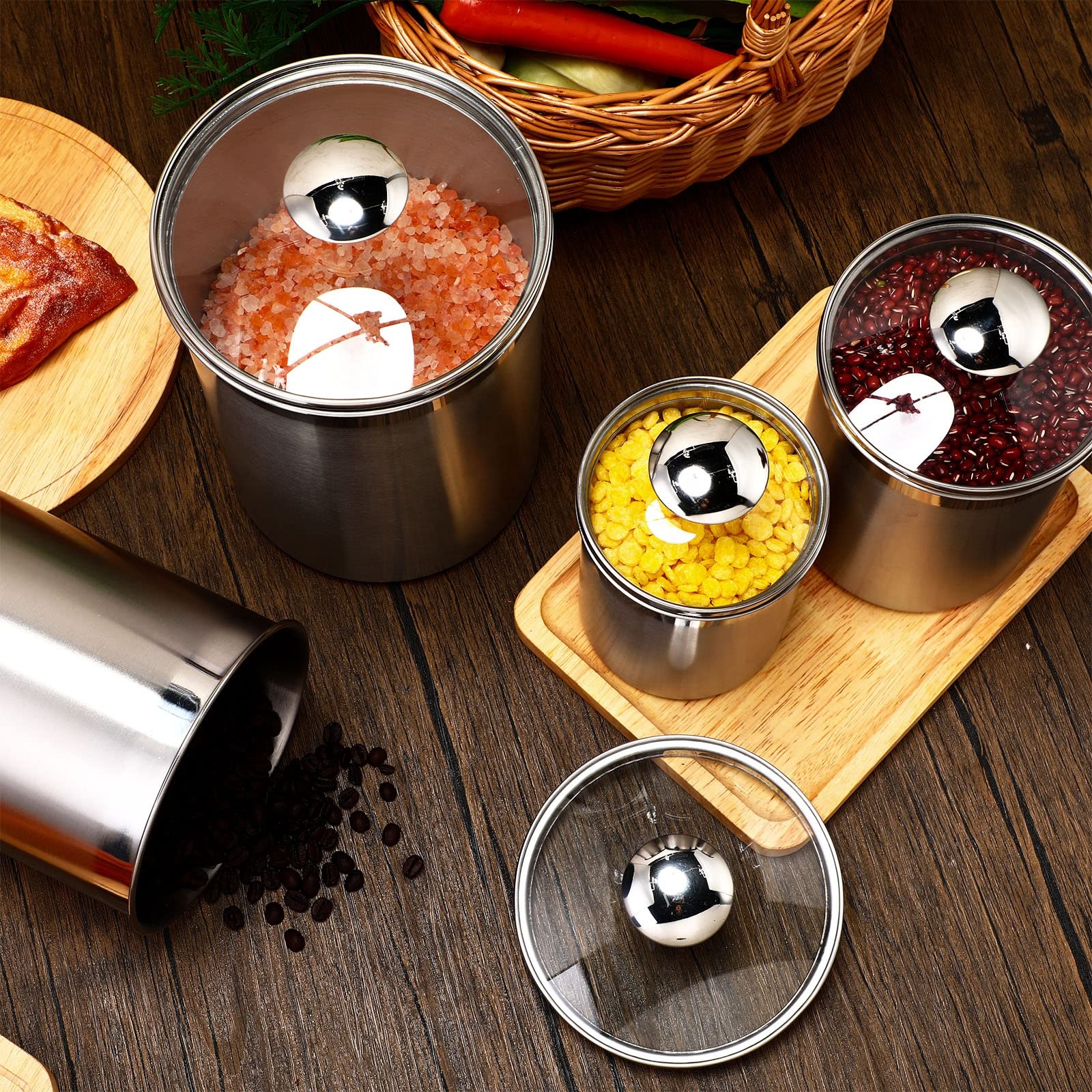 Food Storage Containers Tea Co - Food Storage Glass Set のレビューと価格