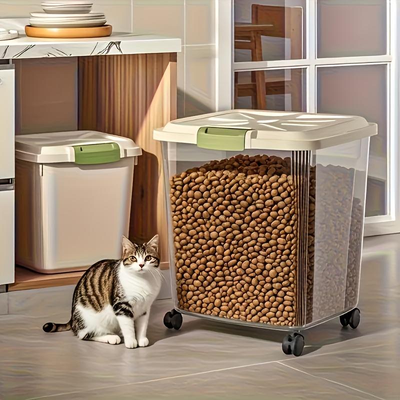 Large-capacity pet food storag - Food Storage On Wheels のレビューと価格