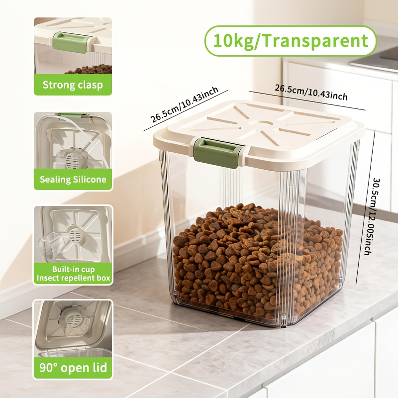 Large-capacity pet food storag - Food Storage On Wheels のレビューと価格