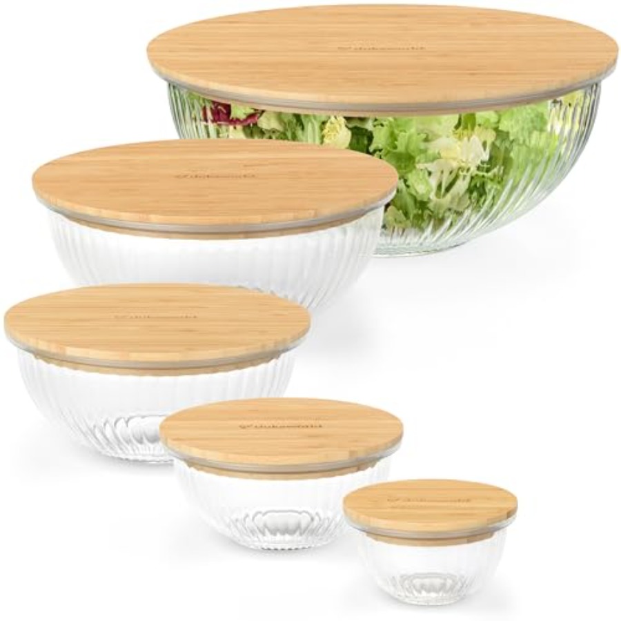 Stackable Space-Saving Set of  - Food Storage Glass Set のレビューと価格