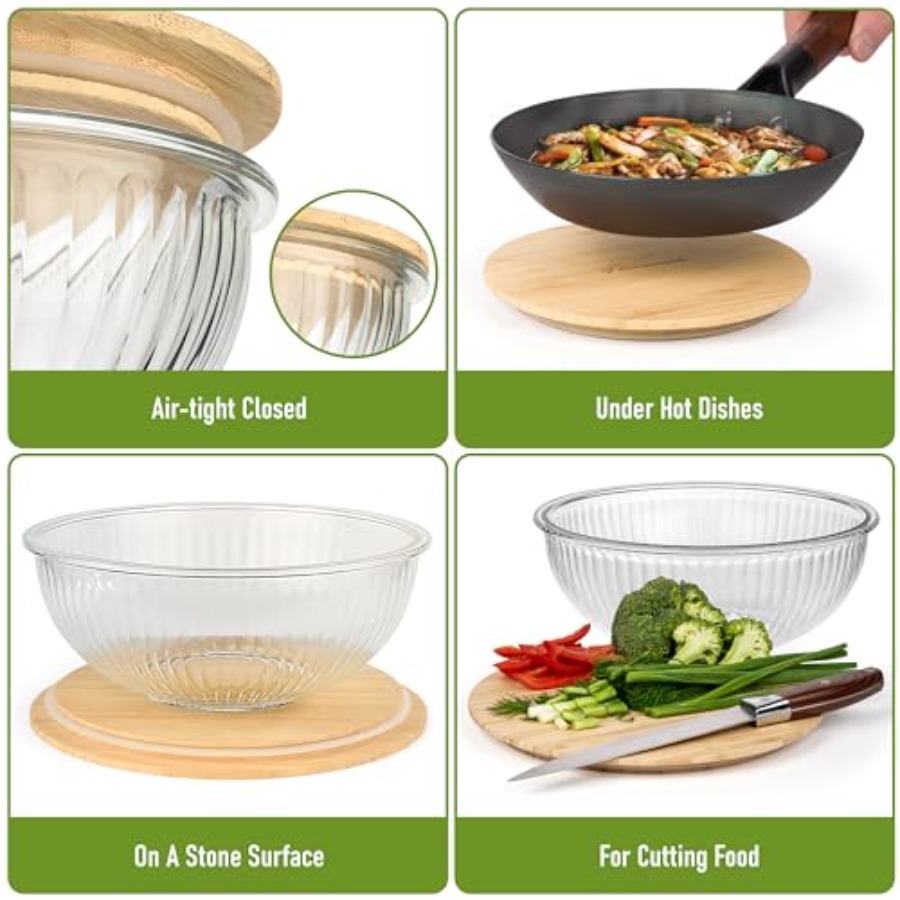 Stackable Space-Saving Set of  - Food Storage Glass Set のレビューと価格