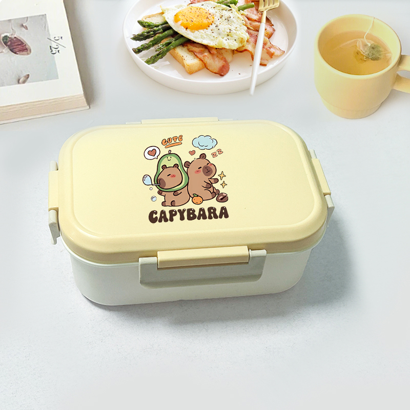 Capybara Bento Lunch Box Carto - Food Storage Lunch Box のレビューと価格