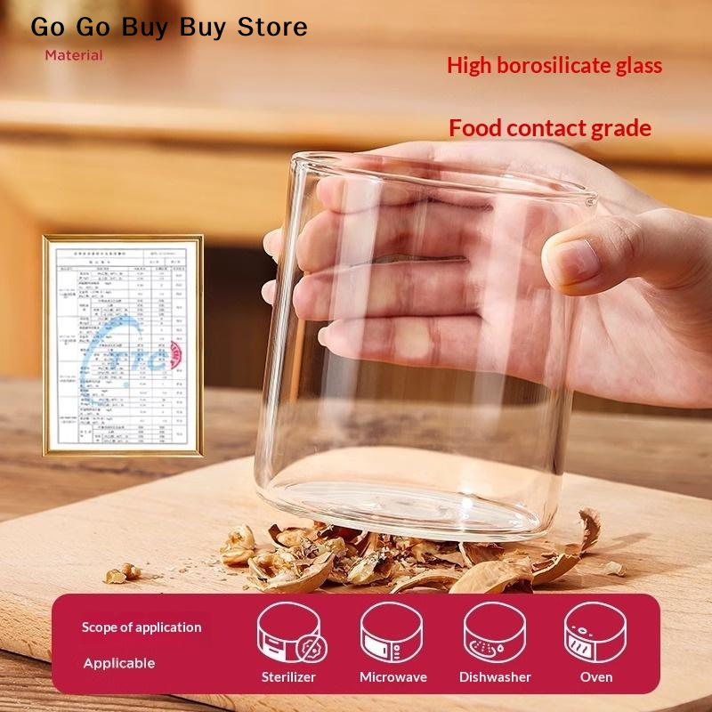 【ST】1Pc 240/400ML Glass Food S - Food Storage Silicone のレビューと価格