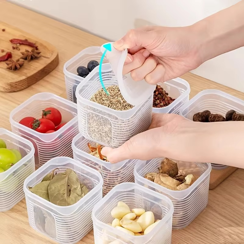 1/7pcs Food Storage Container  - Food Storage Box Plastic のレビューと価格