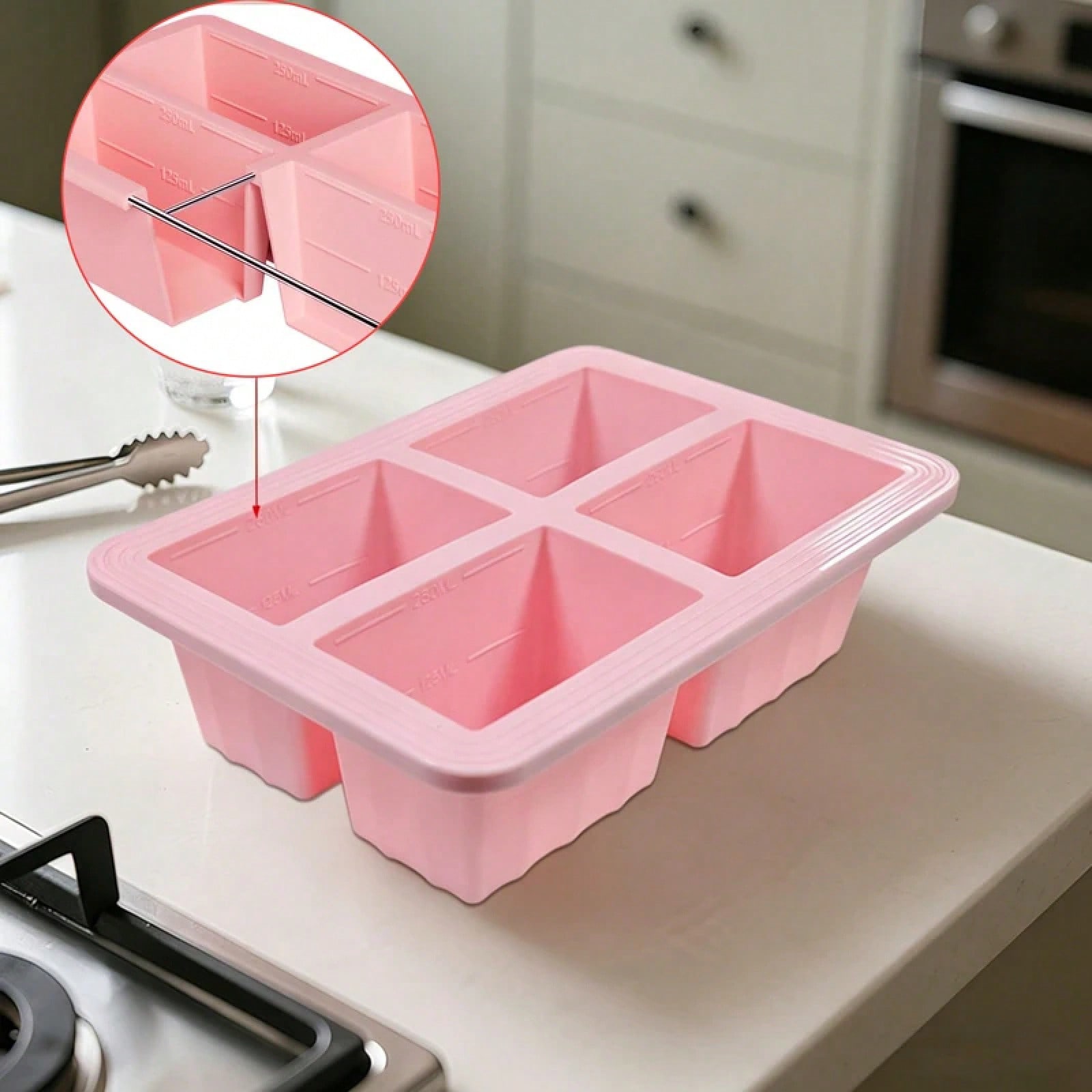 Reusable Silicone Soup Freezer - Food Storage Silicone のレビューと価格