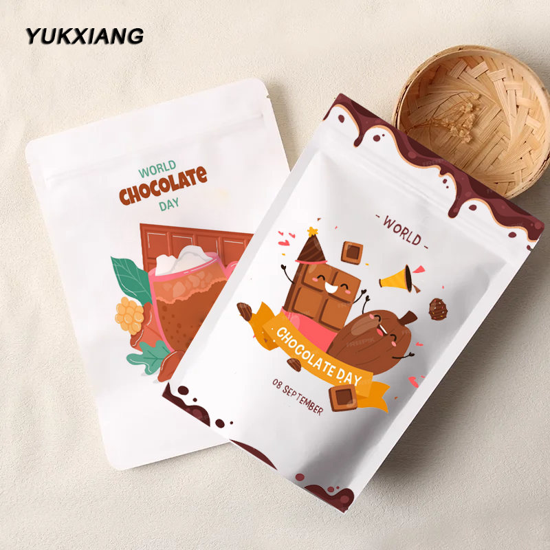 Customized White Kraft Paper Z - Food Storage Bags Zip Lock Pouch のレビューと価格
