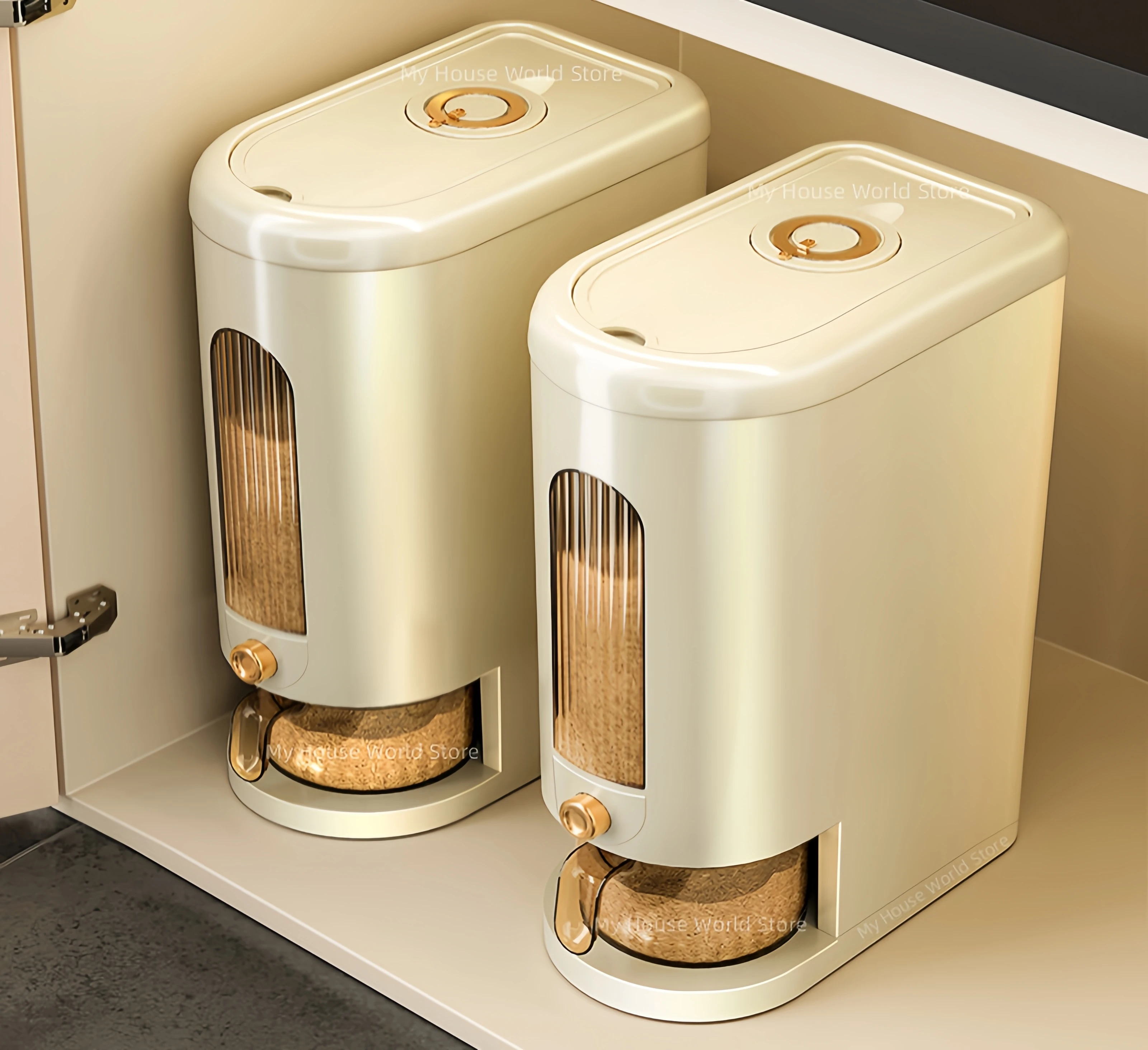 5KG Rice Storage Organizer Aut - Food Storage Dispenser のレビューと価格