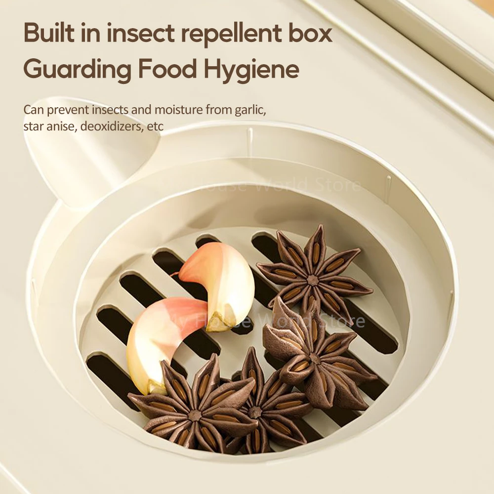 5KG Rice Storage Organizer Aut - Food Storage Dispenser のレビューと価格