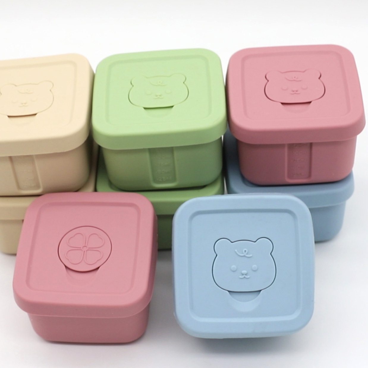 Silicone Food Supplement Box F - Food Storage Lunch Box のレビューと価格