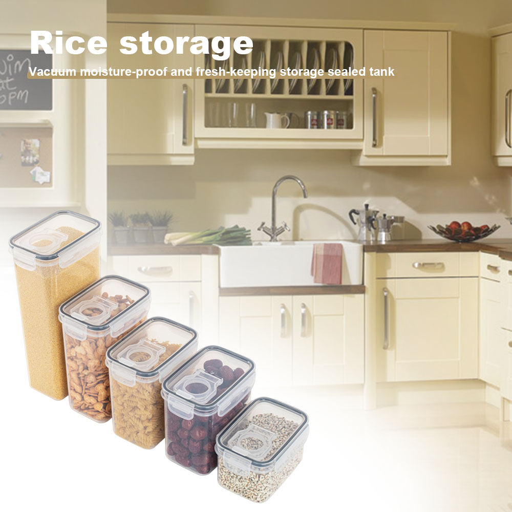 Sealed Plastic Food Storage Bo - Food Storage Jar Set のレビューと価格