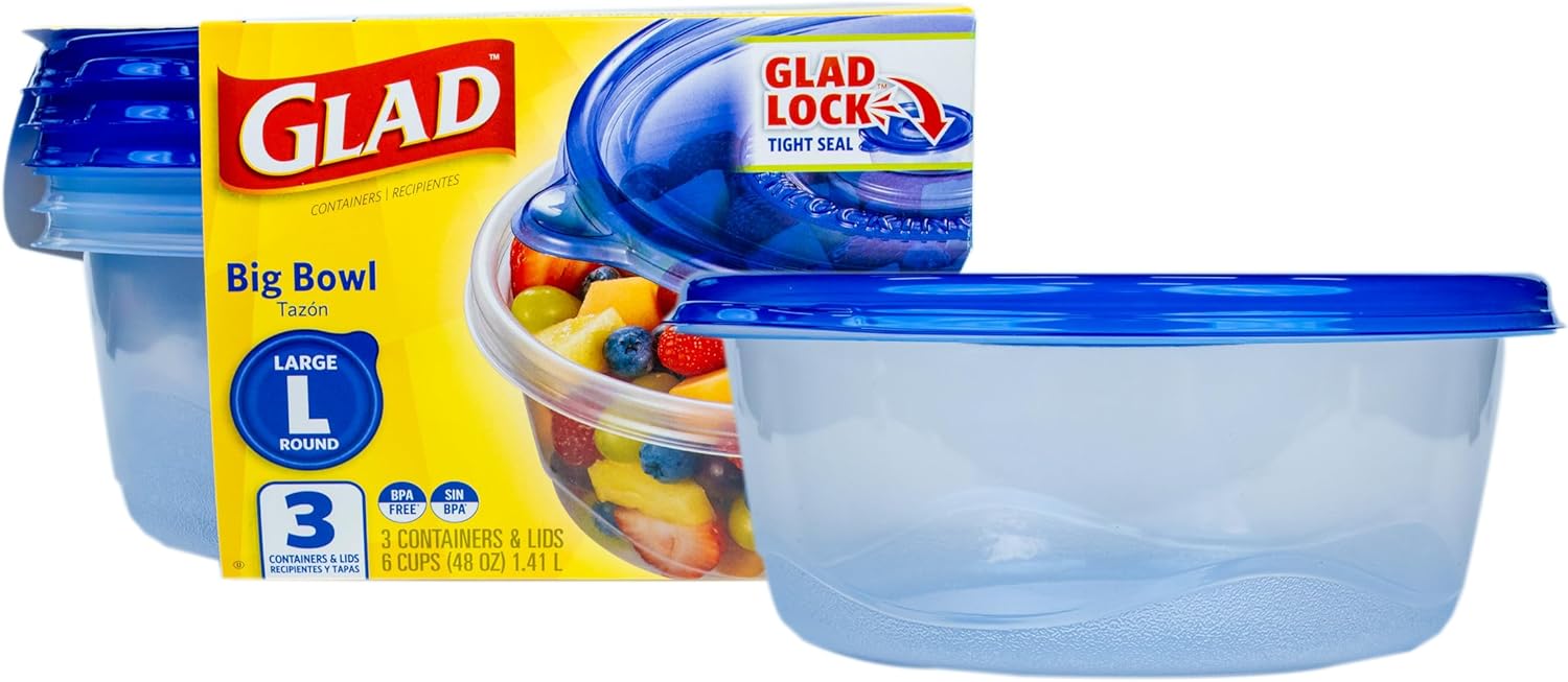 48 oz Round Food Storage Conta - Food Storage Meals のレビューと価格